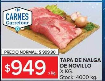 Carrefour Market Tapa de nalga de novillo oferta