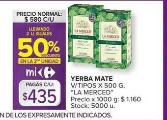 Carrefour Market Yerba mate oferta