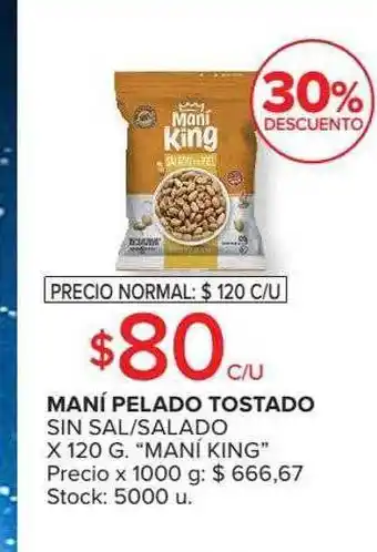 Carrefour Market Maní pelado tostado sin sal salado oferta