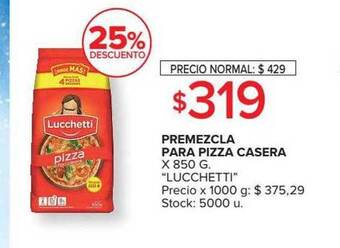 Carrefour Market Premezcla para pizza casera oferta