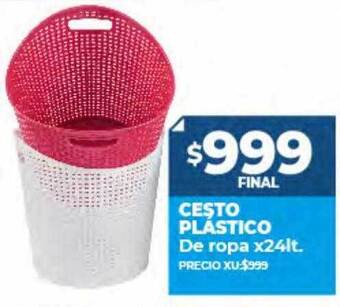 Supermayorista Vital Cesto plástico de ropa oferta