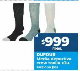 Supermayorista Vital Dufour media deportiva crew toalla oferta