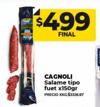 Supermayorista Vital Cagnoli salame tipo oferta