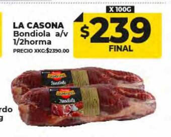 Supermayorista Vital La casona bondiola oferta