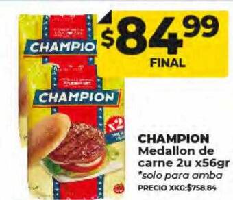 Supermayorista Vital Champion medallon de carne oferta