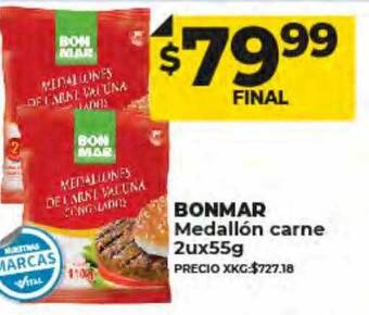 Supermayorista Vital Bonmar medallon carne oferta
