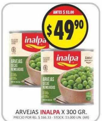 Supermercados Becerra Arvejas inalpa oferta