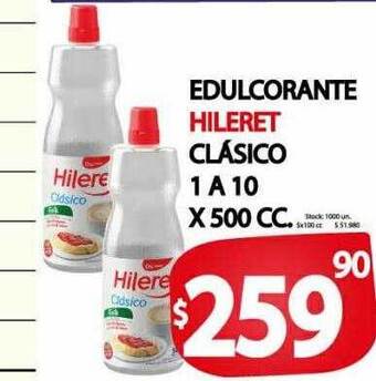 Supermercados Mariano Max Edulcorante hileret clásico oferta