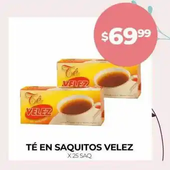 Supermercados Tadicor Té en saquitos velez oferta