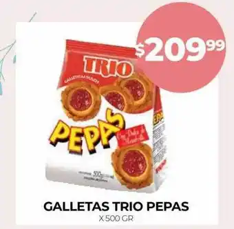 Supermercados Tadicor Galletas trio pepas oferta