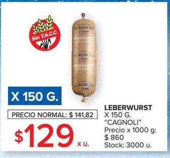 Carrefour Market Leberwurst oferta
