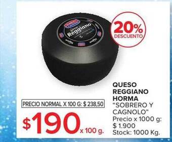 Carrefour Market Queso reggiano horma oferta
