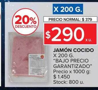 Carrefour Market Jamón cocido oferta