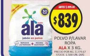 Supermercados Becerra Polvo p lavar ropa ala oferta