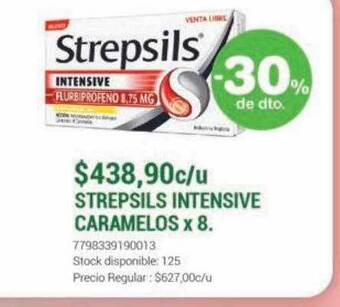 La Santé Strepsils intensive caramelos -30% de dto. oferta