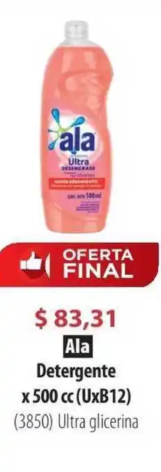 Parodi Ala Detergente x 500 cc (UxB12) oferta