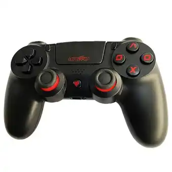 Monumental Hogar Joystick level up goliath inalambrico negro y rojo oferta