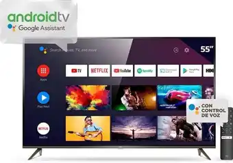 Monumental Hogar Smart tv tcl 55" uhd 4k android l55p8m oferta