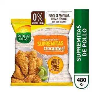 Carrefour Supremas de pollo granja del sol crocantes 480 g. oferta