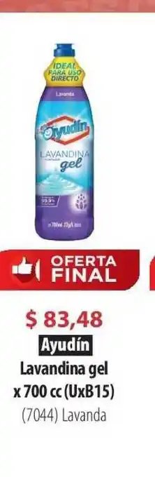 Parodi Ayudín Lavandina gel x 700 cc (UxB15) oferta