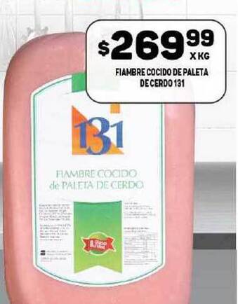 Makro FIAMBRE COCIDO DE PALETA DE CERDO 131 oferta