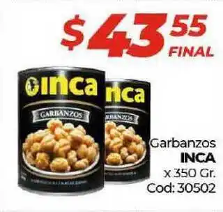 Diarco INCA GarbanzosX 350 Gr. oferta