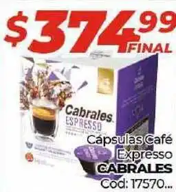 Diarco CABRALES Cápsulas Café Expresso oferta