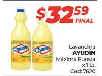 Diarco AYUDÍN Lavandina Máxima Pureza x 1 Lt. oferta