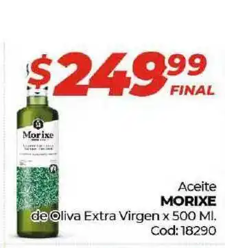Diarco MORIXE Aceite de Oliva Extra Virgen x 500 Ml. oferta