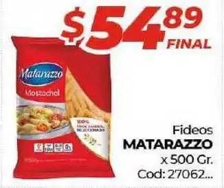 Diarco MATARAZZO Fideos x 500 Gr. oferta