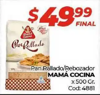 Diarco MAMÁ COCINA Pan Rallado/Rebozador 500 Gr. oferta