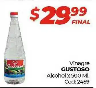 Diarco GUSTOSO Vinagre Alcohol x 500 Ml. oferta