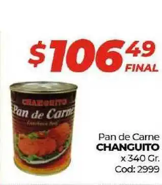 Diarco CHANGUITO Pan De Carne 340 Gr. oferta