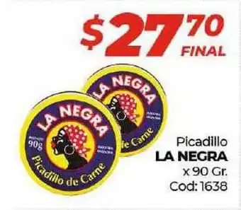 Diarco LA NEGRA Picadillo 90 Gr. oferta