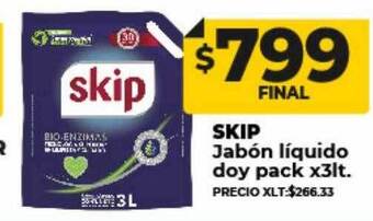 Supermayorista Vital Skip jabón líquido doy pack oferta
