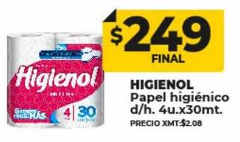 Supermayorista Vital Higienol papel higiénico d h oferta