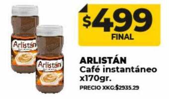 Supermayorista Vital Arlistán café instantáneo oferta