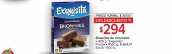 Carrefour Express Brownies de chocolate oferta