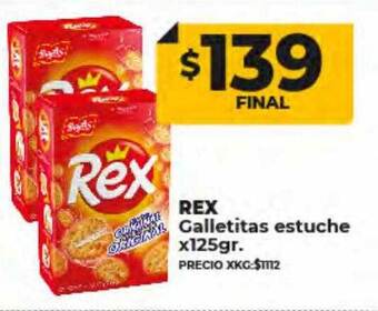 Supermayorista Vital Rex galletitas estuche oferta