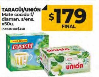 Supermayorista Vital Taragüi unión mate cocido f diaman. s ens. oferta