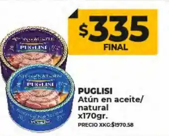 Supermayorista Vital Puglisi atún en aceite natural oferta