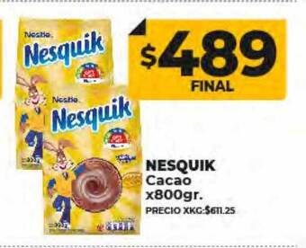 Supermayorista Vital Nesquik cacao oferta