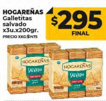 Supermayorista Vital Hogareñas galletitas salvado oferta