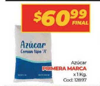 Diarco PRIMERA MARCA Azúcar 1 Kg. oferta