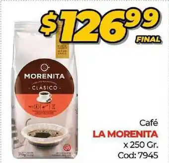 Diarco LA MORENITA Café 250 Gr. oferta