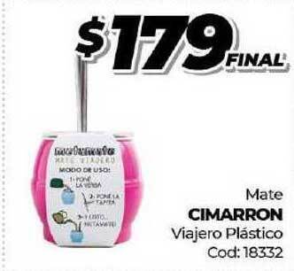 Diarco CIMARRON Mate Viajero Plástico oferta