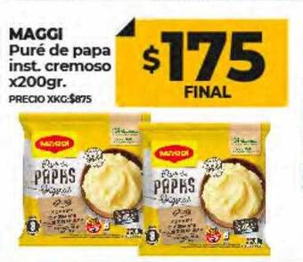 Supermayorista Vital Maggi puré de papa inst. cremoso oferta