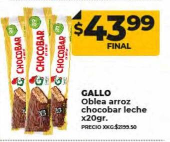 Supermayorista Vital Gallo oblea arroz chocobar leche oferta