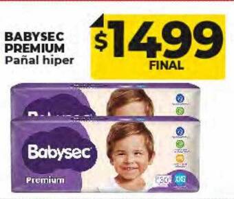 Supermayorista Vital Babysec premium pañal hiper oferta