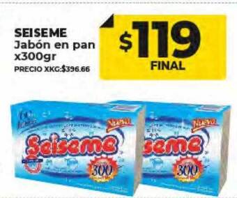 Supermayorista Vital Seiseme jabón en pan oferta